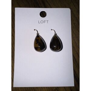 Loft Tortoise Shell EARRINGS New